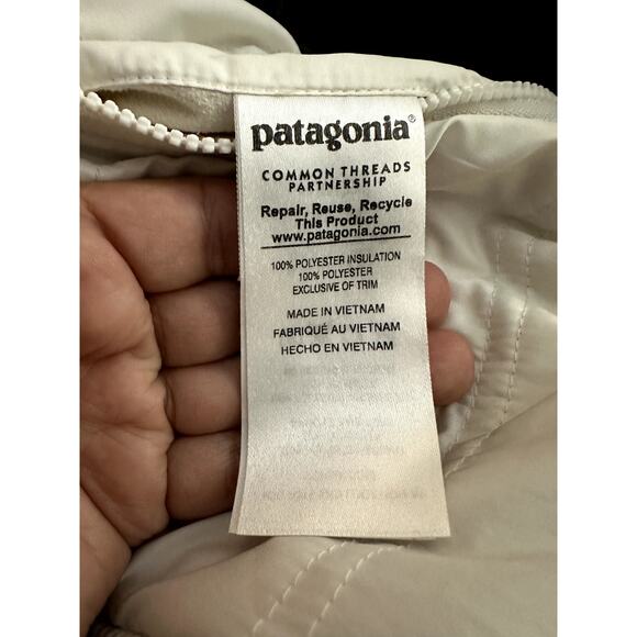 Patagonia Girls' Reversible Fuzzy Puff Hoody - Picture 6 of 7